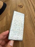 6,5x13 zilveren tegels -  2 m2, Keramiek, Zo goed als nieuw, 10 m² of meer, Vloertegels