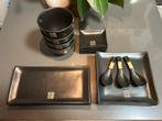 4-delig zwart chinees servies (sushi), Ophalen, Overige typen, Zo goed als nieuw, Overige stijlen