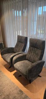 Zgan groene fauteuils te koop! 2 stuks! Pronto, Huis en Inrichting, Fauteuils, Ophalen, 75 tot 100 cm, Zo goed als nieuw, Stof