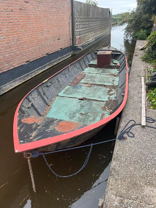 Te koop aangeboden koolvlet tuindersvlet motorboot, Watersport en Boten, Motorboten en Motorjachten, Gebruikt, Staal, 6 tot 9 meter