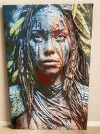 Nieuw!groot geweven wanddoek op frame 130x200 cm, Antiek en Kunst, Kunst | Schilderijen | Modern, Ophalen of Verzenden