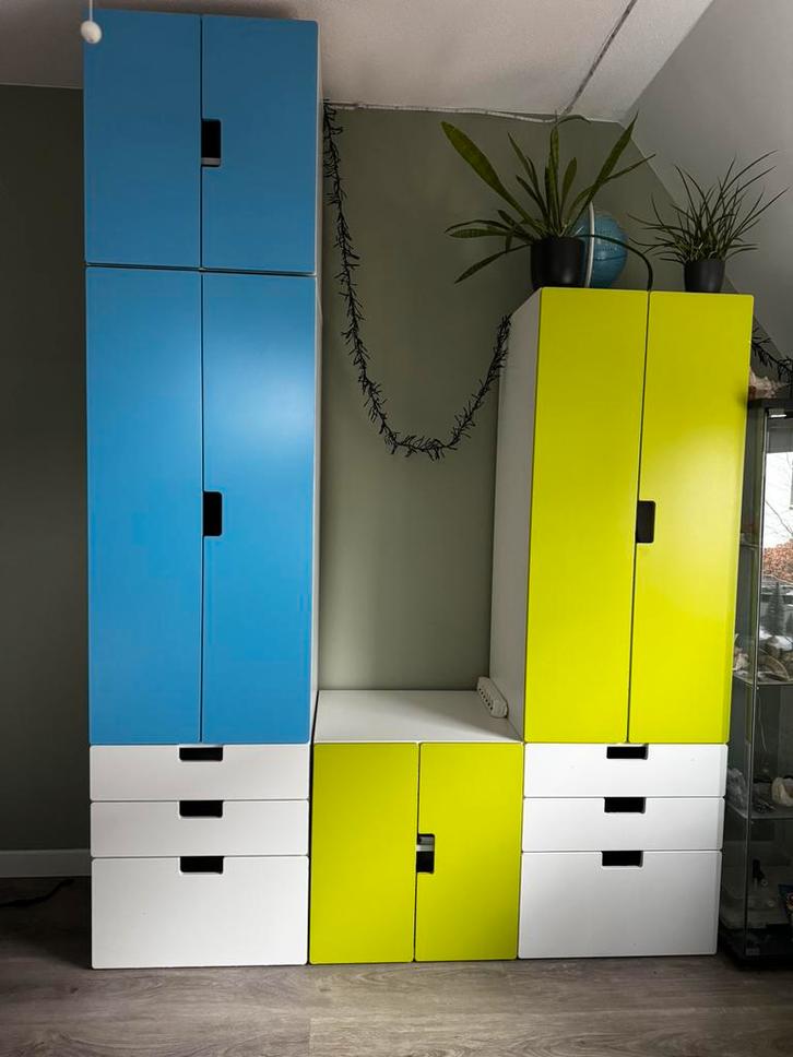 Te koop: IKEA STUVA kast (3-delig), Huis en Inrichting, Kasten | Kledingkasten, Zo goed als nieuw, 150 tot 200 cm, 50 tot 100 cm