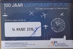 100 Jaar Luchtvaart Vijfje - Eerste Dag Uitgifte, Ophalen of Verzenden, Zo goed als nieuw