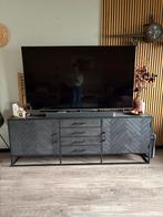 Visgraat Dressoir - Prachtig Design!, Ophalen, Zo goed als nieuw, 200 cm of meer, 25 tot 50 cm