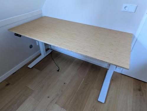 Bamboe bureaublad van Flexispot E7 Pro, Huis en Inrichting, Bureaus, Zo goed als nieuw, Ophalen