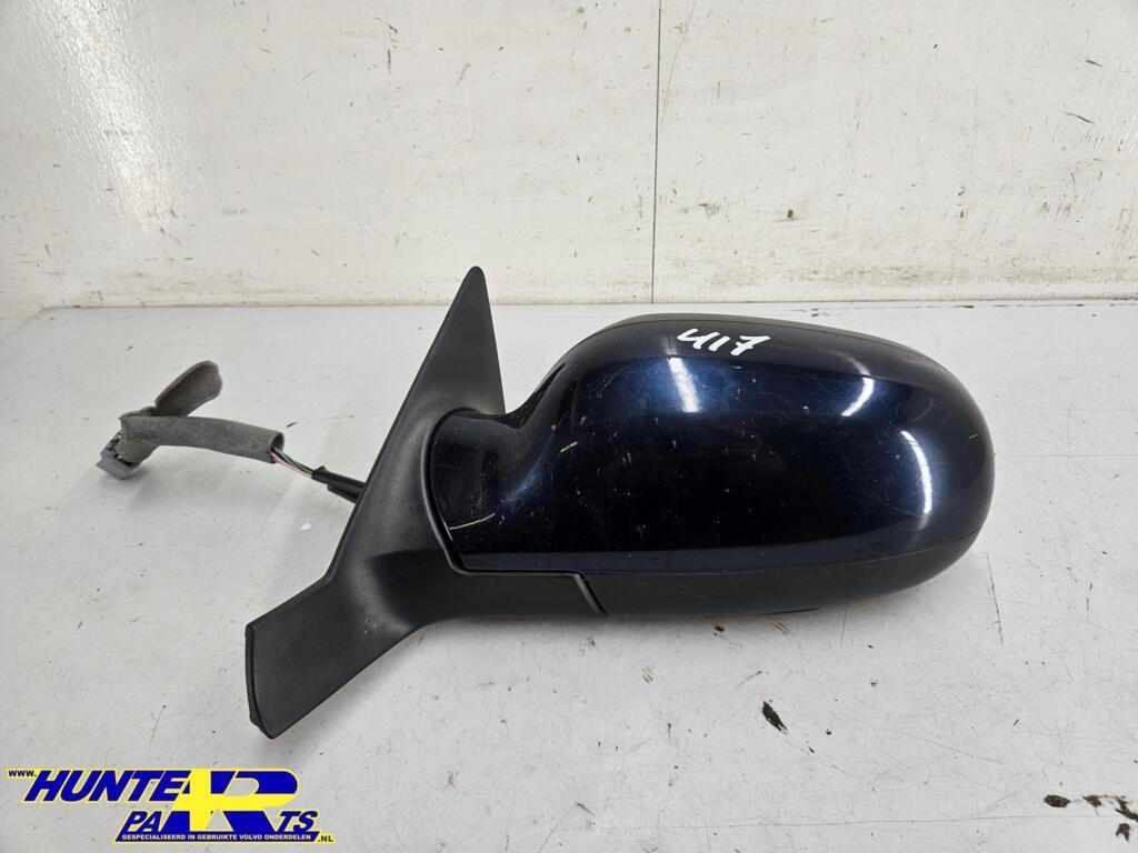 Buitenspiegel L blauw 417 Volvo S80 I ('98-'03), Gebruikt, Ophalen of Verzenden, Volvo, Volvo