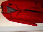 Rode wollen mantel mt 54 56, Kleding | Dames, Ophalen of Verzenden, Zo goed als nieuw, Rood, Jas of Mantel