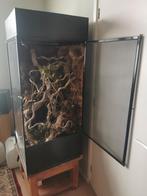 Terrarium Kameleon gaas / glas 60x60x120, Dieren en Toebehoren, Reptielen en Amfibieën | Toebehoren, Ophalen, Gebruikt, Terrarium of Paludarium