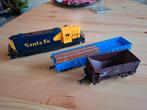 Santa Fe loc met wagons, Overige merken, Treinset, Gelijkstroom, Ophalen of Verzenden