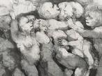 Naakte mensen | Peter van der Kruis, Antiek en Kunst, Kunst | Etsen en Gravures, Ophalen