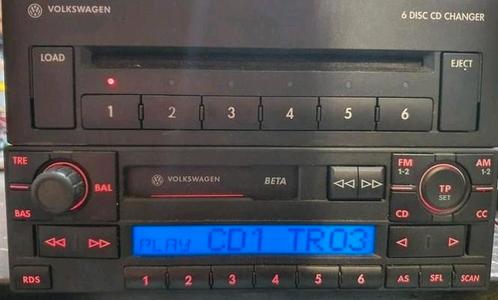 Volkswagen Beta V met 6 CD wisselaar, Auto diversen, Autoradio's, Zo goed als nieuw, Ophalen of Verzenden
