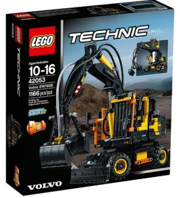 TE HUUR: Lego Technic 42053 Volvo EW160E beschikbaar voor biedingen