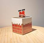 Cadeau doosje schoorsteen Kerst, Diversen, Kerst, Ophalen of Verzenden, Nieuw