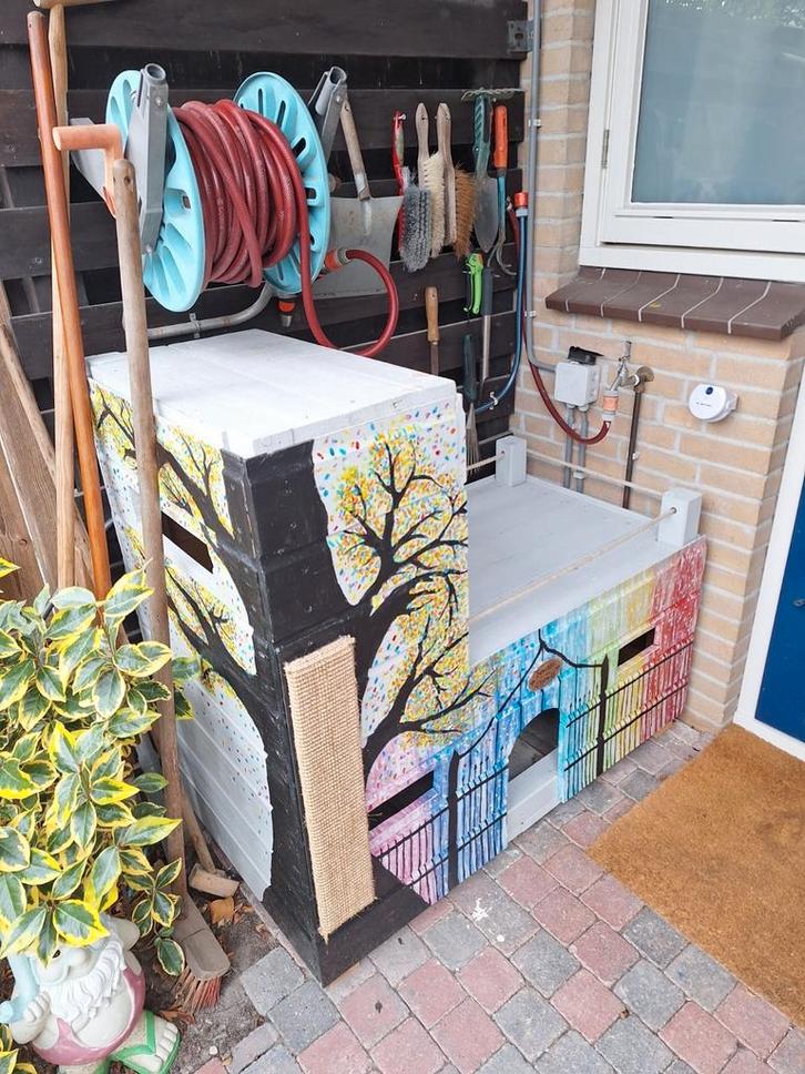 Hondenhok of kattenhuis, Dieren en Toebehoren, Overige Dieren-accessoires, Ophalen