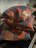 Patchwork Kussentjes - Set van 3, Ophalen of Verzenden, Gebruikt, Rood, Vierkant