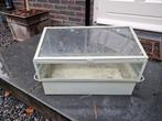 Glazen Kweekkastje - Gebruikt, Kan Nog Mee!, Ophalen, Glas, Gebruikt, Aluminium