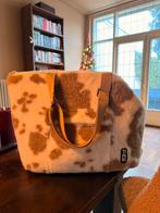 Honden tas - koeienprint plush, Ophalen of Verzenden, Zo goed als nieuw