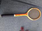 Vintage Slazenger Jupiter houten tennisracket, Ophalen of Verzenden, Gebruikt, Overige merken