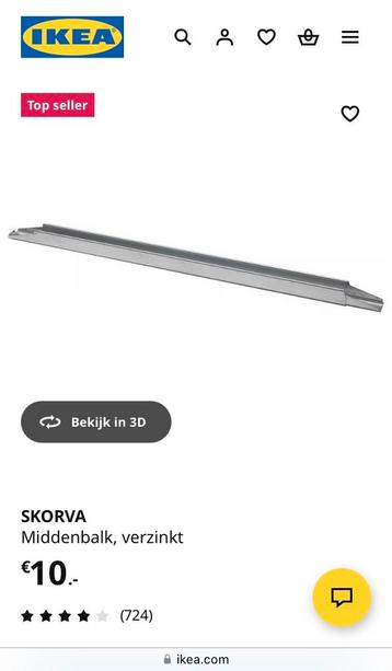IKEA Tarva Bedframe + Skorva Middenbalk - afbeelding 2