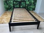 IKEA bed frame met lattenbodem, Eenpersoons, 140 cm, Metaal, Wit