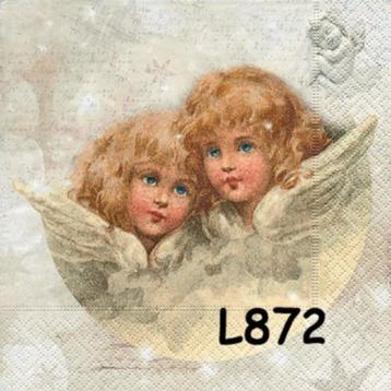 SServetten decoupage/bullet journal – engelen L872 beschikbaar voor biedingen