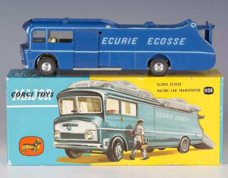 Jsn Corgi Club Model 1:43 Ecurie Ecosse blauw- No 1126, Hobby en Vrije tijd, Modelauto's | 1:43, Nieuw, Auto, Corgi, Ophalen of Verzenden