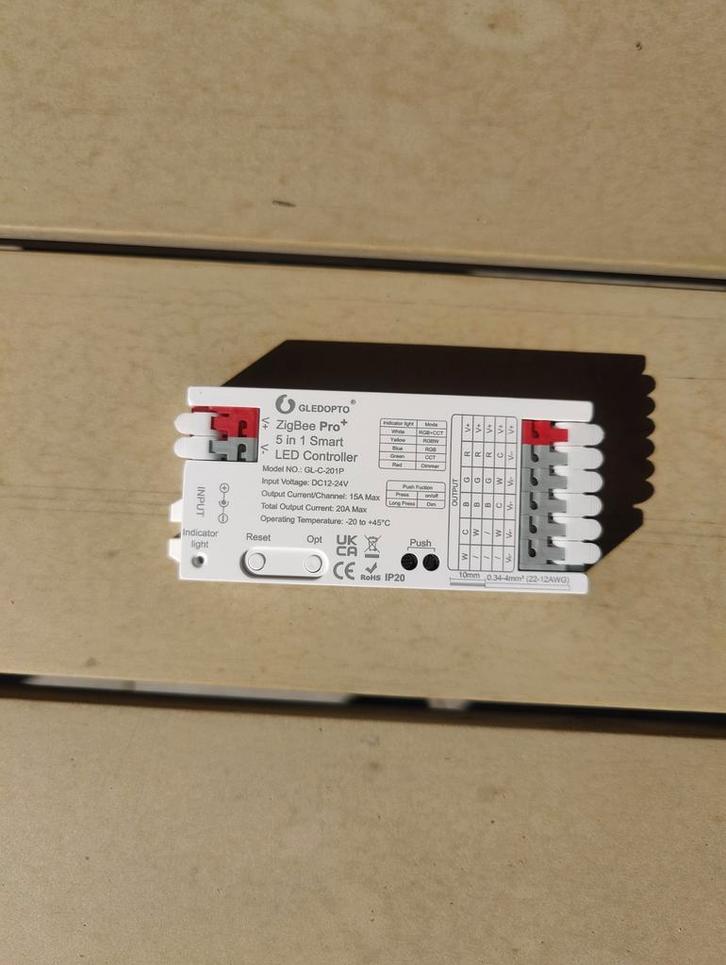 Gledopto 5-in-1 Smart LED Controller – Zigbee & Alexa, Huis en Inrichting, Lampen | Overige, Nieuw, Ophalen