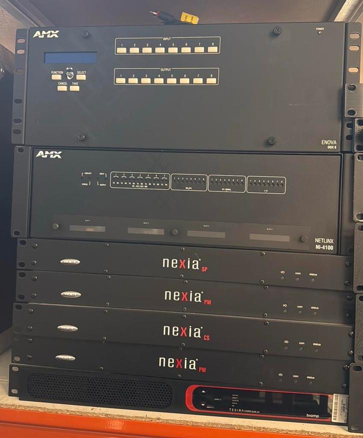 AMX en Biamp apparatuur, Audio, Tv en Foto, Professionele Audio-, Tv- en Video-apparatuur, Gebruikt, Video, Ophalen