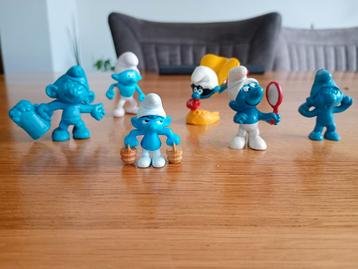 Smurfen peyo vintage 6 stuks beschikbaar voor biedingen