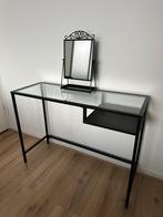 Kaptafel met spiegel, Ophalen, Metaal of Aluminium, 100 tot 150 cm, Nieuw