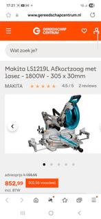 Makita afkortzaag  LS1219L, Doe-het-zelf en Verbouw, Gereedschap | Zaagmachines, 70 mm of meer, Ophalen of Verzenden, Zo goed als nieuw