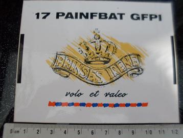 sticker 17 painfbat gfpi prinses irene volo et valeo logo beschikbaar voor biedingen