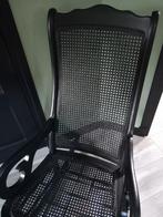 Vintage zwarte schommelstoel, Gebruikt, Eén, Zwart, Ophalen