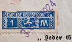 082) GEMEENTE ZEGEL NEUGERSDORF i. Sa 1924, Postzegels en Munten, Postzegels | Thematische zegels, Plaats of Gebouw, Verzenden
