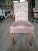 Riviera Maison eetkamerstoel pellinileer beige, Huis en Inrichting, Stoelen, Ophalen, Overige kleuren, Leer, Zo goed als nieuw