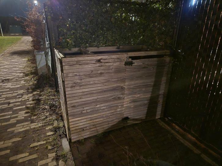 Kliko ombouw - Gebruikt - Gratis, Tuin en Terras, Bergingen en Tuinkasten, Gebruikt, Containerberging, Hout, Ophalen of Verzenden