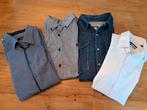 4 toffe overhemden mt s, Kleding | Heren, Overhemden, Blauw, Ophalen of Verzenden, Zo goed als nieuw