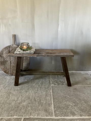 Houten bankje van Aura Peeperkorn in 80 cm en 1 m  *SALE* beschikbaar voor biedingen