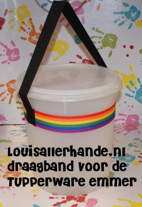 Draagband voor de Tupperware emmer ( handvat / ring ), Huis en Inrichting, Keuken | Tupperware, Nieuw, Overige typen, Blauw, Geel