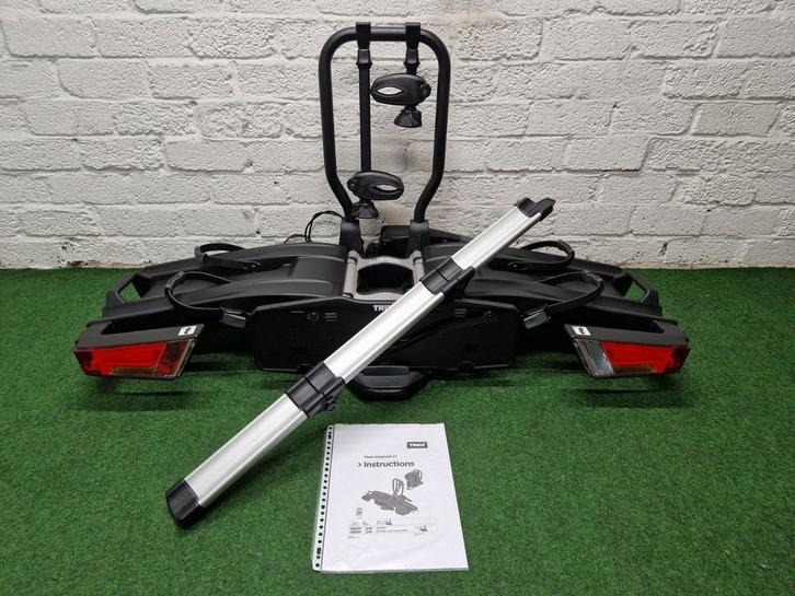 Nette Thule EasyFold XT933 fietsendrager Black Editon + Goot, Auto diversen, Fietsendragers, Zo goed als nieuw, Trekhaakdrager