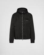 Prada Re-Nylon hooded blouson jacket, Maat 48/50 (M), Zwart, Nieuw, Ophalen of Verzenden