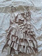 Cocktailjurk feestjurk zilver maat 40, Maat 38/40 (M), Cocktailjurk, Ophalen of Verzenden, Grijs