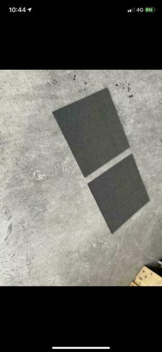 Tapijttegel Antraciet per stuk €0,85 cent, Huis en Inrichting, Stoffering | Vloerbedekking, Gebruikt, Tapijttegels, Grijs, Overige kleuren