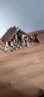 Kerststal met beeldjes, Diversen, Ophalen, Zo goed als nieuw