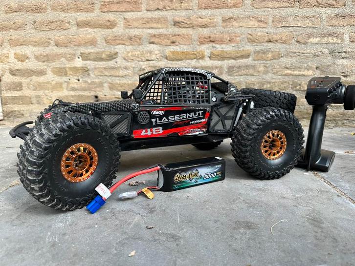 Losi Lasernut U4 – Compleet met 4S accu, Spektrum zender, Hobby en Vrije tijd, Modelbouw | Radiografisch | Auto's, Zo goed als nieuw