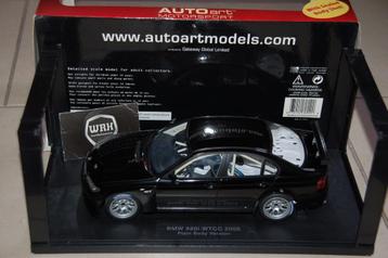 BMW 320 WTCC black E46 Autoart 80549 WRH beschikbaar voor biedingen