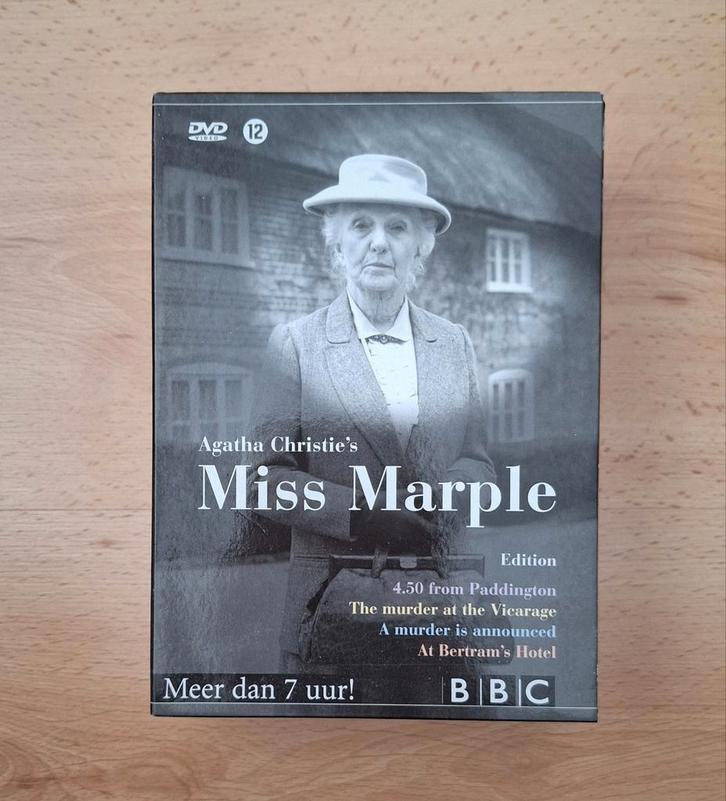 Agatha Christie's Miss Marple - 4 Dvd, Cd's en Dvd's, Dvd's | Thrillers en Misdaad, Zo goed als nieuw, Actiethriller, Boxset, Vanaf 12 jaar