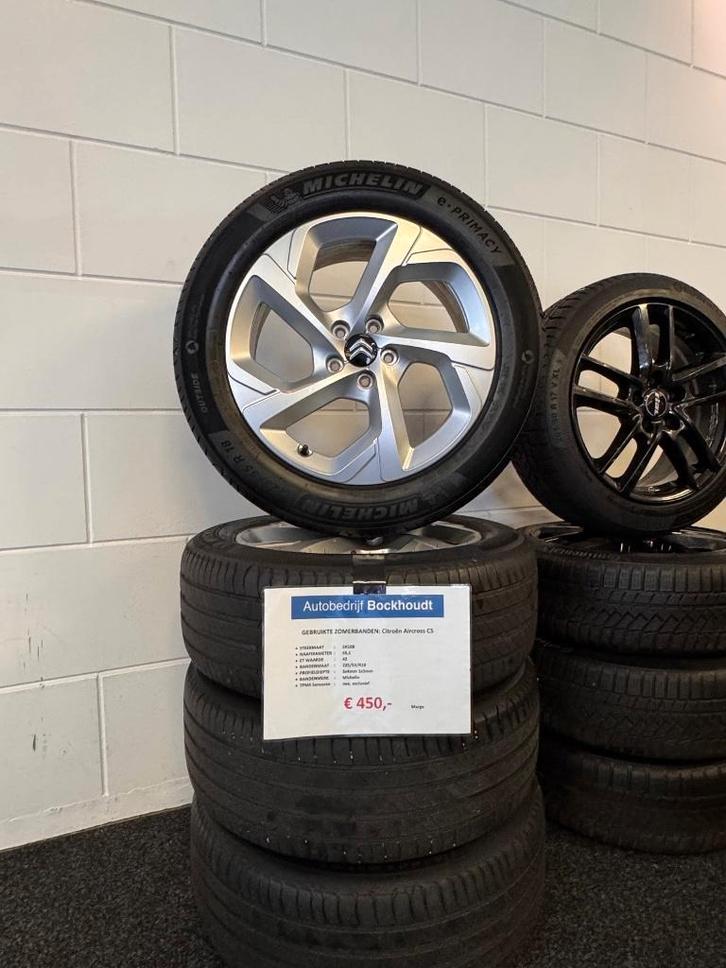 Citroën C5 Aircross velgen-set Origineel 225/55/18, Auto-onderdelen, Banden en Velgen, Banden en Velgen, Zomerbanden, 18 inch