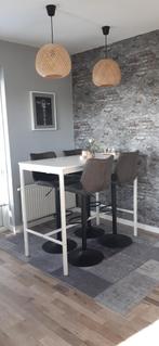 Bartafel / hoge tafel wit Ikea Tommaryd - Zo goed als nieuw, Ophalen, 100 tot 150 cm, 50 tot 100 cm, Zo goed als nieuw