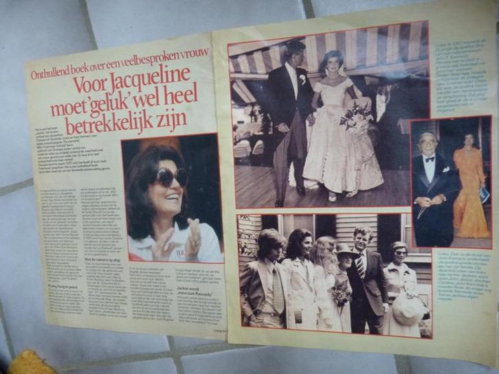 Levensverhaal over Jackie Kennedy in Margriet jaren 70., Boeken, Biografieën, Gelezen, Overige, Ophalen